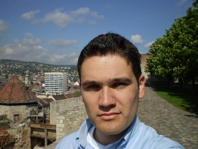 Bp 011.JPG - Budapest's Castle District, overlooking the Buda hills